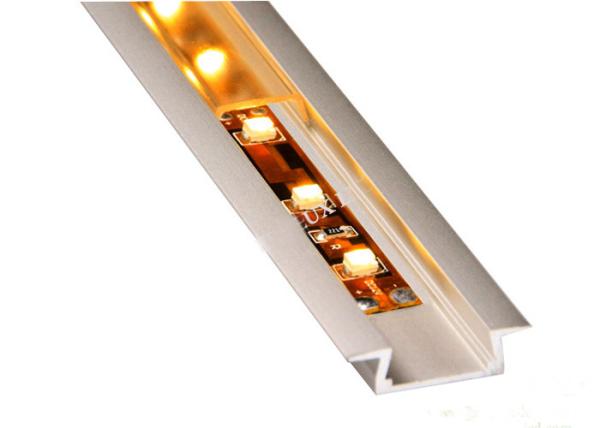Flat Slim Thin Aluminum Square Tubing Channel Extrusion Durable Customized Lenth
