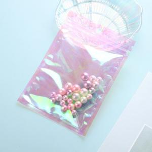 Rainbow Film Laser Jewelry Plastic Symphony Transparent Zipper Bag Earring