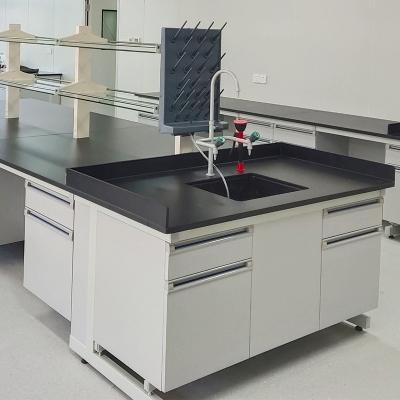 Pp descendent le tableau de fonctionnement de laboratoire 1mm laminent à froid le Tableau en acier 300kg de laboratoire de chimie