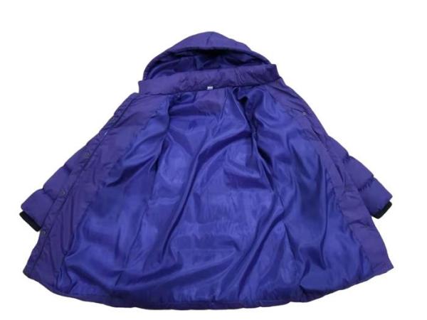 High Shine Longline Ladies Long Padded Waterproof Coats With Hood Lightweight
