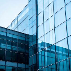 5-15mm Frosted Privacy Tempered Glass Sheet Double Silver Low E Coating For Hotel Partition