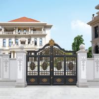 Paroi composée Porte de clôture en aluminium Sécurité électrique OEM léger
