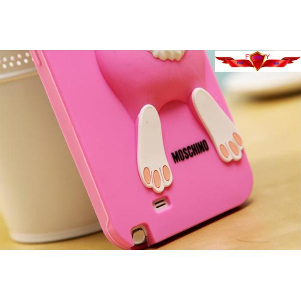 Rabbit Silicone Samsung N2, Note3, S4 Cases Multi Color Gift Package Include