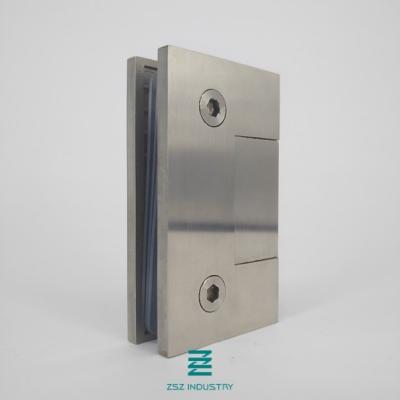 0 Degree Wall To Glass Door Hinges Stainless Steel 304 / 316 Material