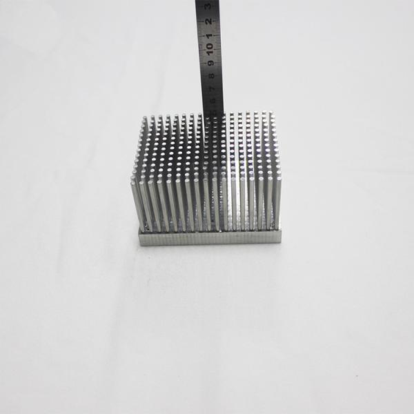 Copper Aluminum Compound Cold Forged Pin Fin Heat Sink For Big Power Equipment