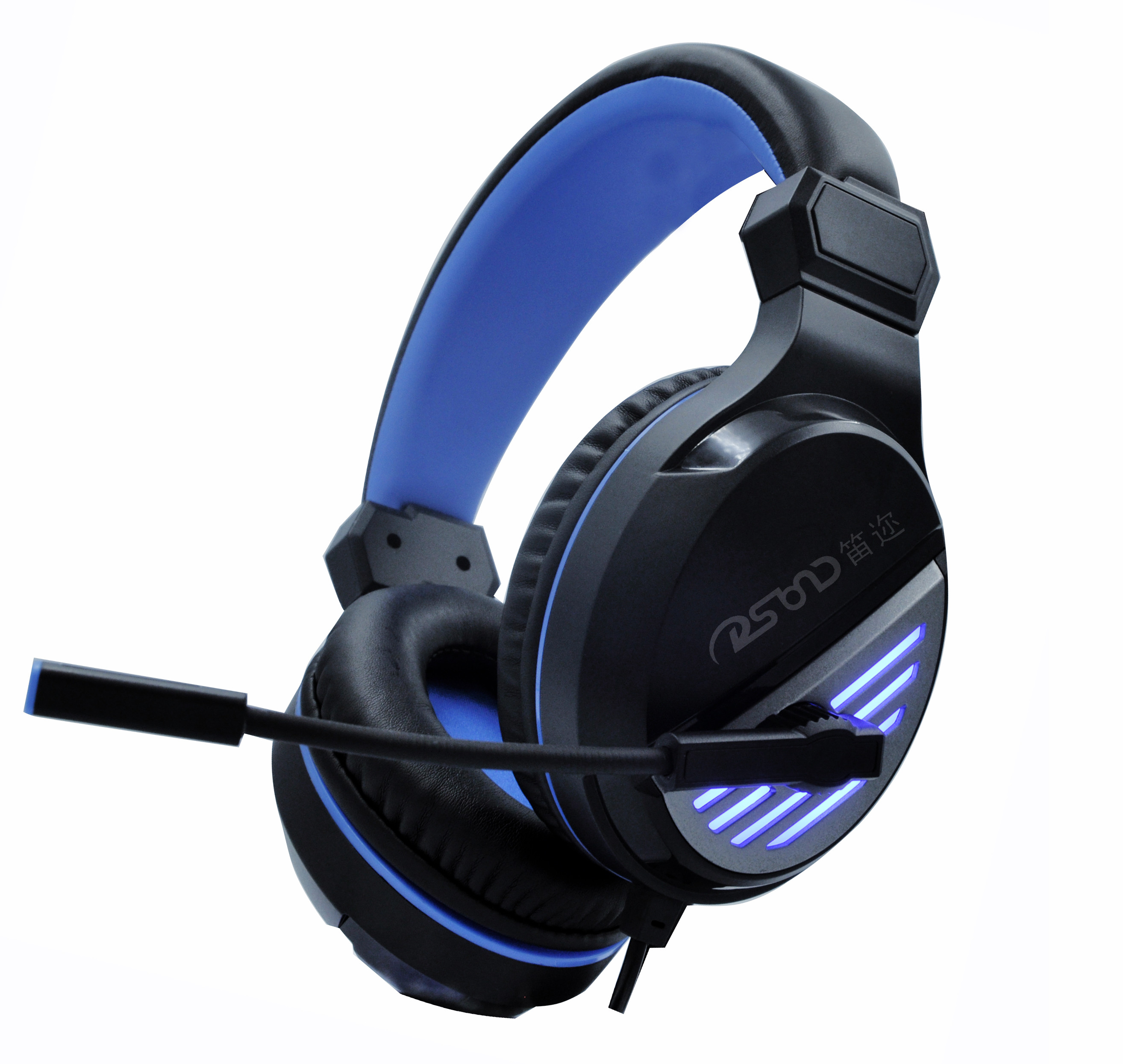 Держатель мягкого шлемофона игры RGB держателя мягкий с регулятором тома