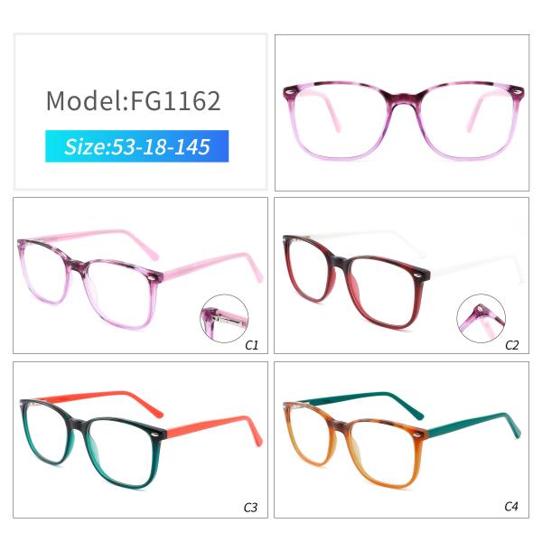 Полное стекло компьютера прямоугольника оптически рамки ацетата оправы