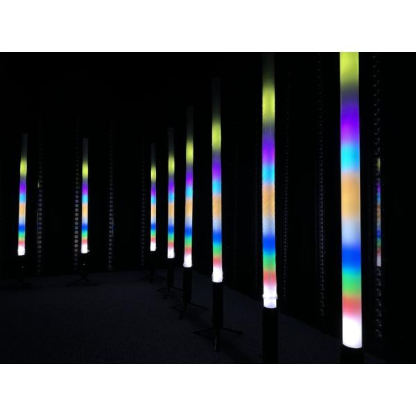 Outdoor Pixel Tube 72W Battery Operated LED Tube Light with Charging Case