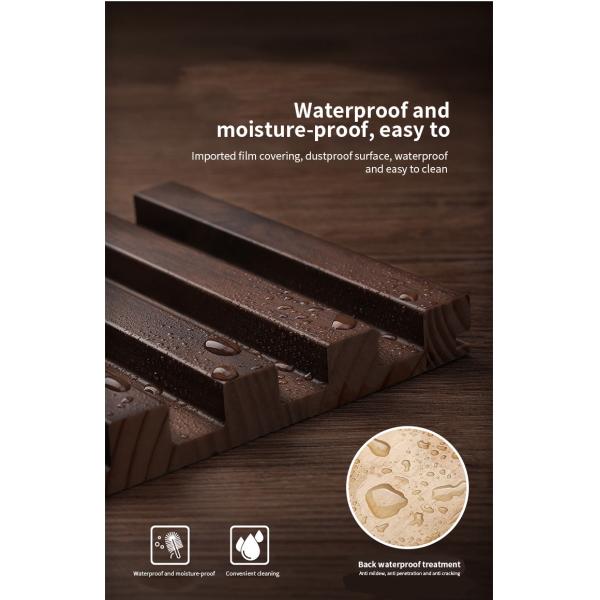 Легкая установка Декоративная деревянная решетка для стен современного стиля