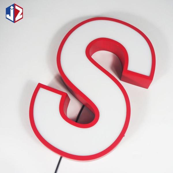 12V Shop Front Lit Signage Stainless Steel LED Channel Letters