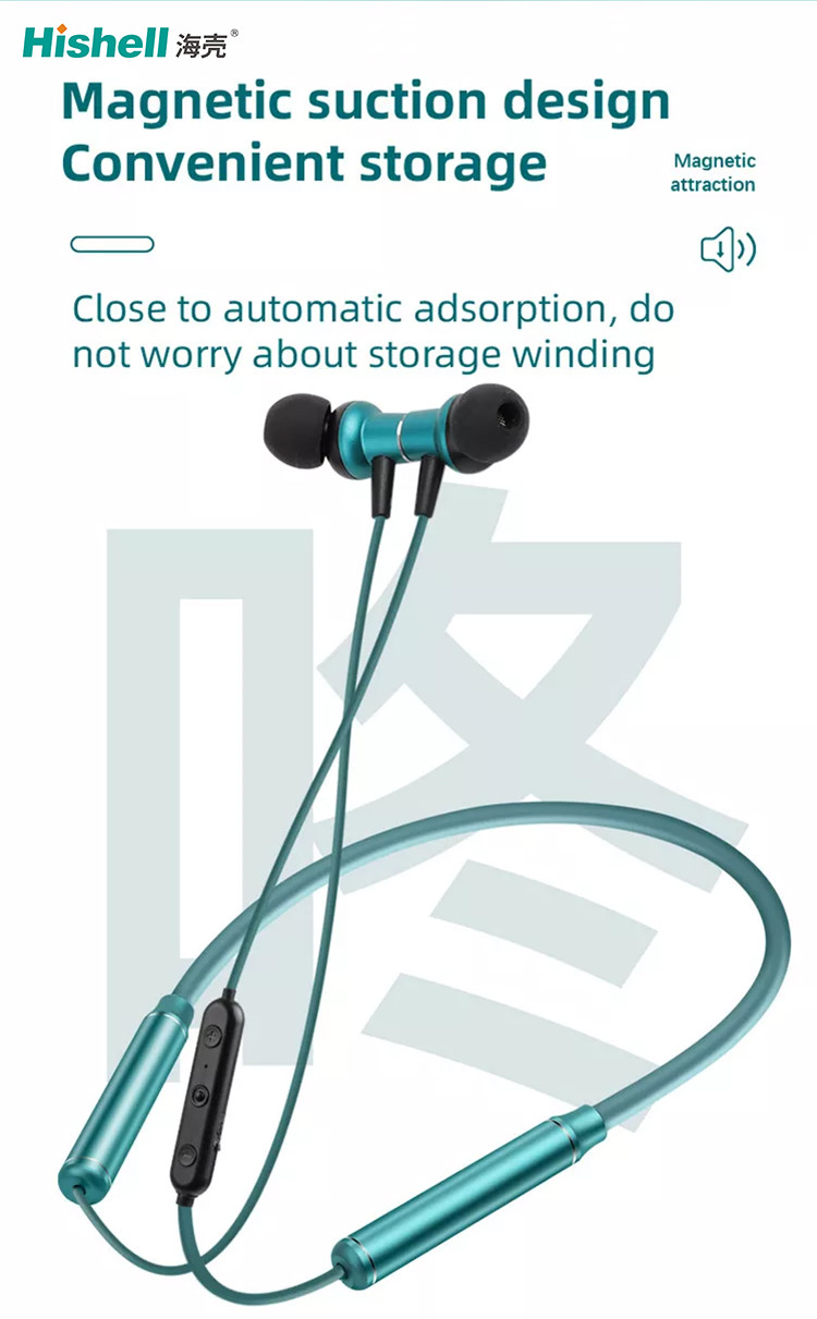Беспроводные наушники Bluetooth Neckband ANC IPX5 с магнитным дизайном