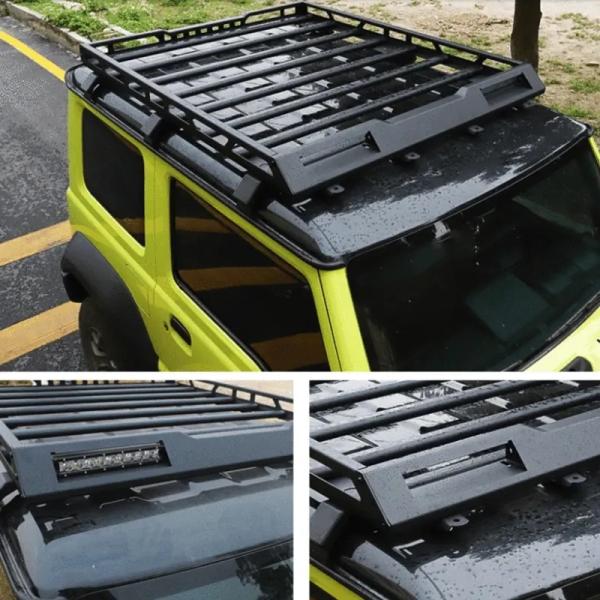 Améliorez votre expérience de conduite avec notre support de toit en alliage d'aluminium SUZUKI Jimny 2018-2021