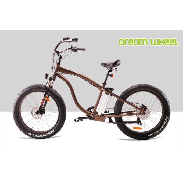350 Watt Beach Cruiser Battery Powered Bike 36V 10Ah Pedals Assisted