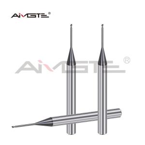 2 Flute Flat Bottom End Mill Deep Groove Carbide Milling Cutter For Steel