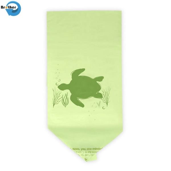 Eco Friendly Cornstarch Compostable Bin Liners Garbage Bags Biodegradable Trash/Garbage Bags EU En13432/ASTM-D6400 Certificated 100%Biodegradable Plastic Bag