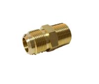 Alargamento de bronze X do adaptador 3/8 do gás da união da metade dos pares 3/8 de conector masculino da tubulação do NPT