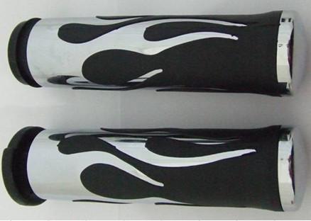 Black Handle Grip Black 1''Cnc Softail Motorcycle  For Harley Davidson