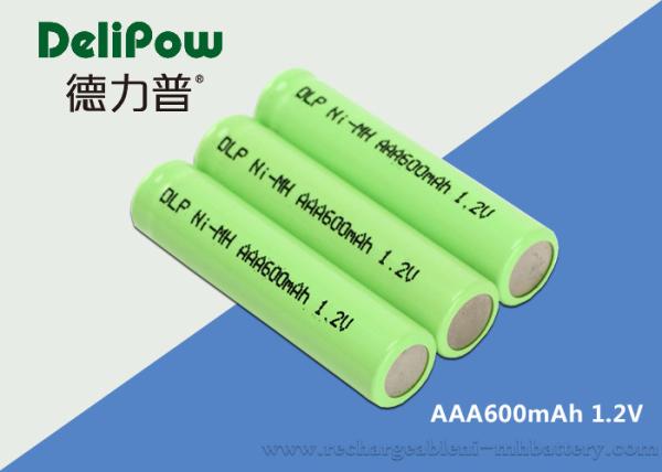 NIMH Rechargeable Batteries Aa 1.2 V 600mah For LED / Electric Bike