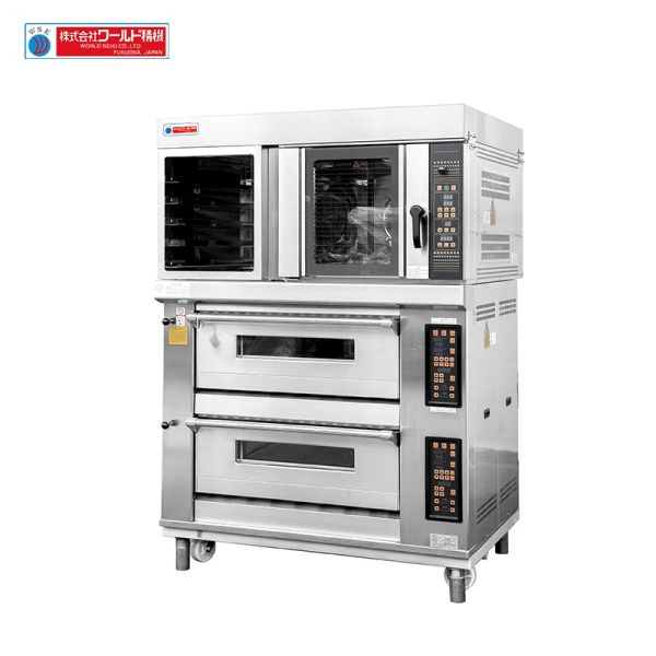 Japanese World-Seiki Electric Commercial Baking Oven 3 Deck 9 Tray Kitchen Toaster 380v Bakery Equipment New Condition