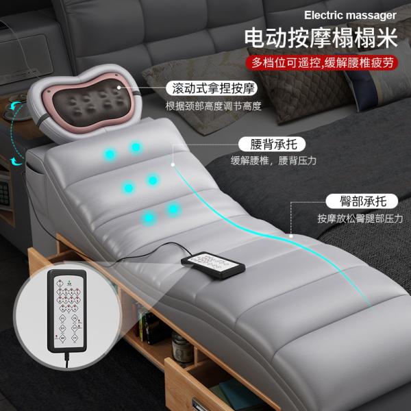 ISO9001 King Queen Size Platform Bed Frame Multifunctional Bedroom Furniture