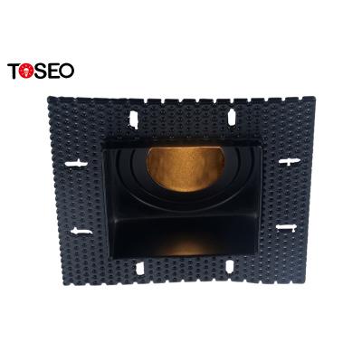 Iluminação Recessed de Trimless dos projetores de GU5.3 125mm quadrado ajustável antiofuscante
