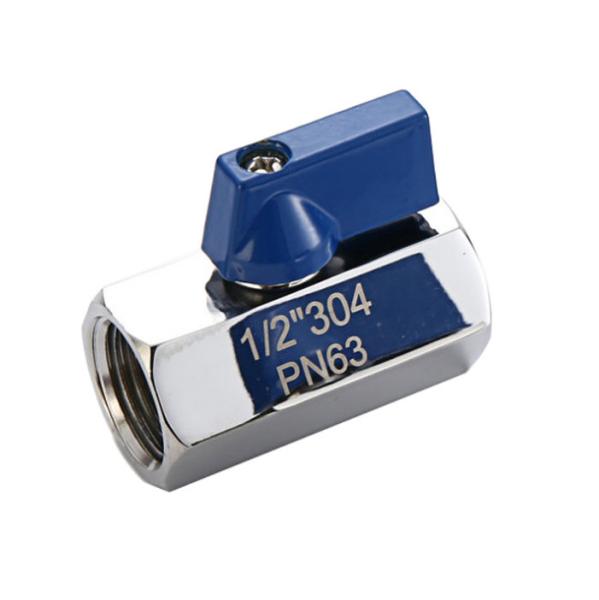 Anodized 1 / 2 Inch Ss304 Female Thread Casting Ball Valve