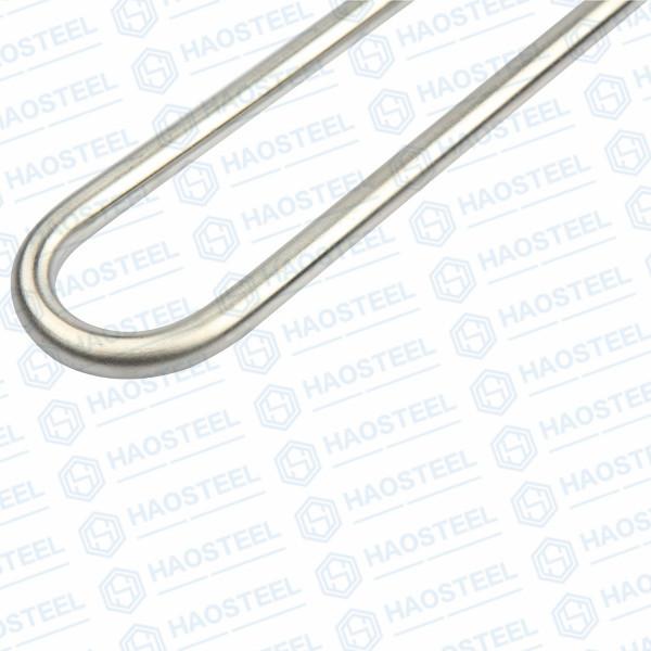 Metal Tubular U Shaped Heating Stainless Steel Pipe 200V Heat Resistance