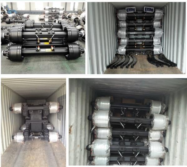 184CM Semi Trailer Axles Hubs 354MM  HY 130C Fuwa 13T HY130C