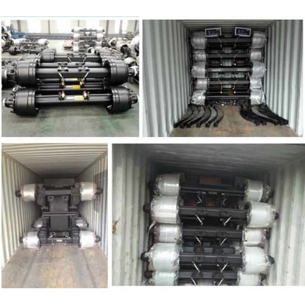 3 Axle Replacement Semi Trailer Axles 420X220MM Heat Treatment ISO90001