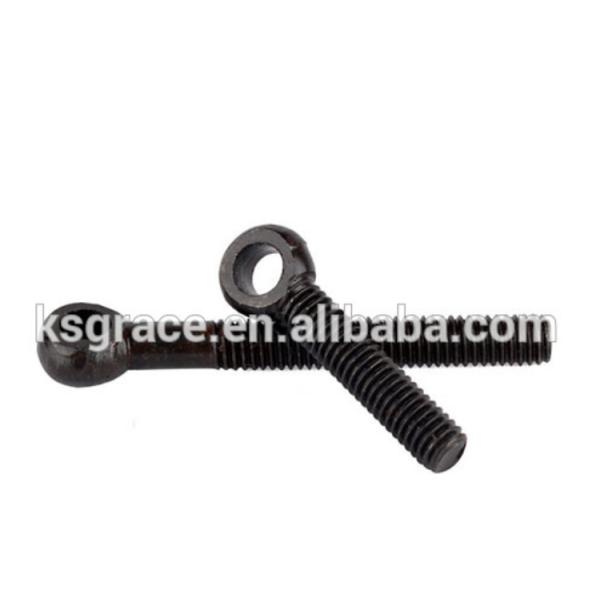 Grado de elevación de acero 4,8 del perno de ojo de la capa del óxido del negro del perno de ojo de carbono DIN444