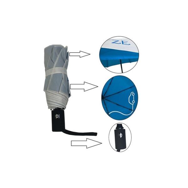 3 складывая открытозамкнутого выдвиженческих крышки двойных слоя вала металла зонтиков гольфа автоматических