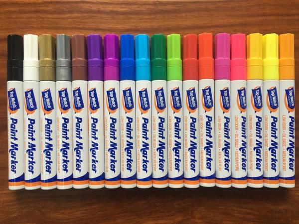 18Color Acrylic Paint Marker Pen For Painting Canvas, Wood, Clay, Fabric, Nail Art And Ceramic