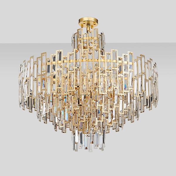 100cm Diamater 30cm Height Restaurant 260V Crystal Pendant Light