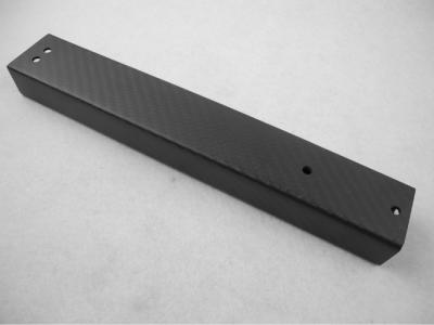 Tubulação/Ros retangulares matte de pouco peso da fibra do carbono para a auto cremalheira do molde/exposição