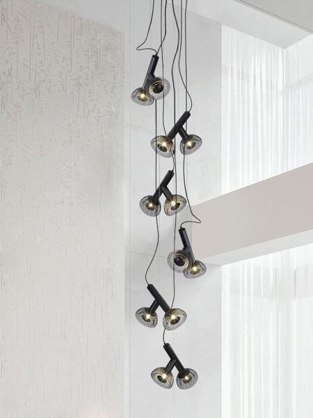 Nordic black Designer Chandelier Bedroom Living Room Dining Staircase Chandelier(WH-MI-411)