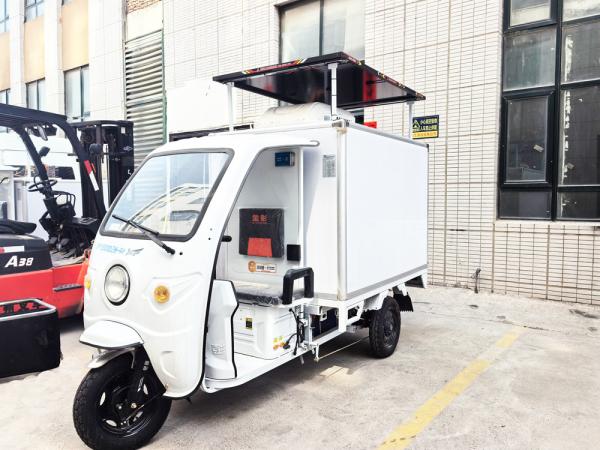 ODM Electric Cargo Refrigerated Tricycle For Logistics Transportation