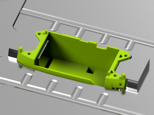 OEM / ODM: Precision Injection Molding & Earphone Charging Box Bracket (1*4) No.24201