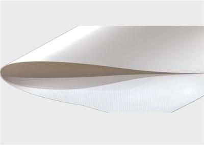 0.45mm 840 * 840 18 * 18 Tear Resistant Tarp White Glossy Plain Style