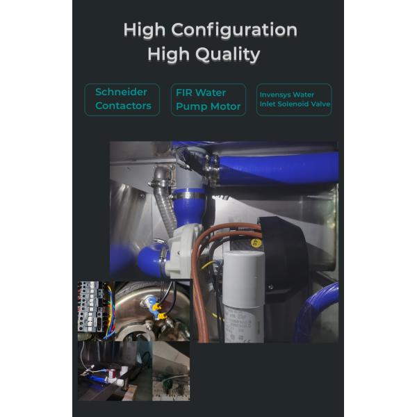 Freestanding High Temperature Undercounter Commercial Dishwasher Automatic