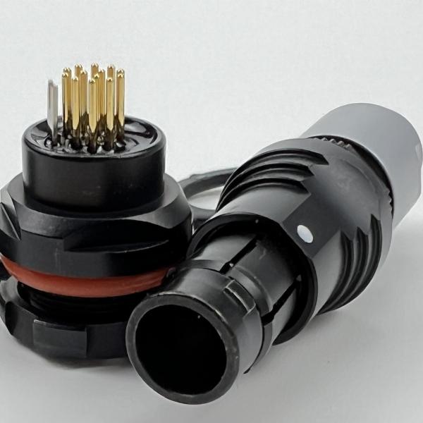 BEXKOM F series fischer ultimate compatible Circular Push Pull Connectors IP68 Waterproof  EMC shielded small size female and male