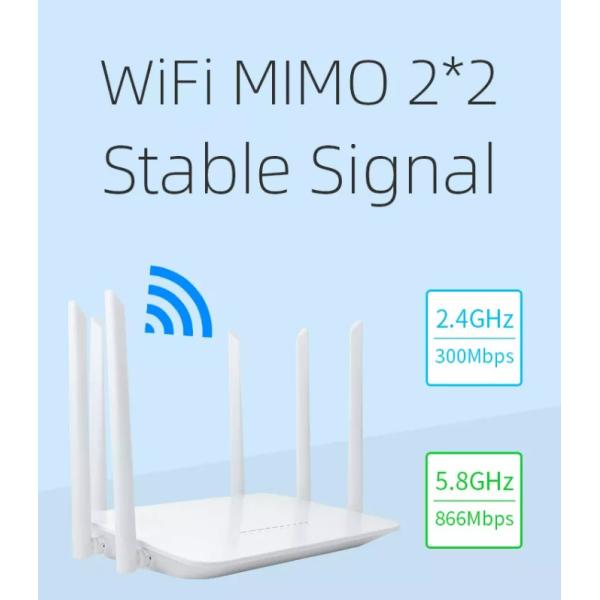 1000Mbps 4G LTE Home WiFi Routers Multipurpose With SIM Card Slot