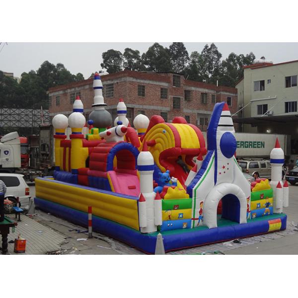 Outside / Indoor Inflatable Amusement Park Commercial Funcity Game Toys For Kids Playing