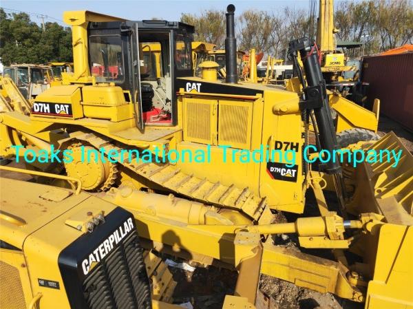                  Used High Quality Road Construction Motor Grader Cat D7h, Caterpillar Effective Bulldozer D7h on Promotion with Free Spare Parts Plus One Year Warranty.             