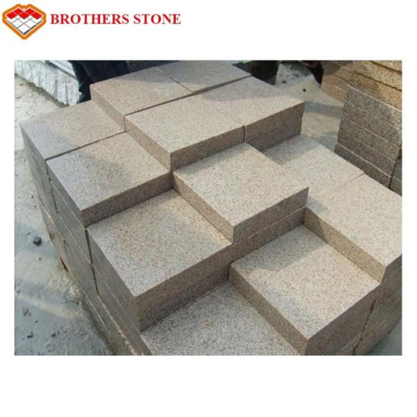 G682 Rusty Yellow Granite Stone Slabs , G682 Sunset Gold Granite Fashionable Appearance