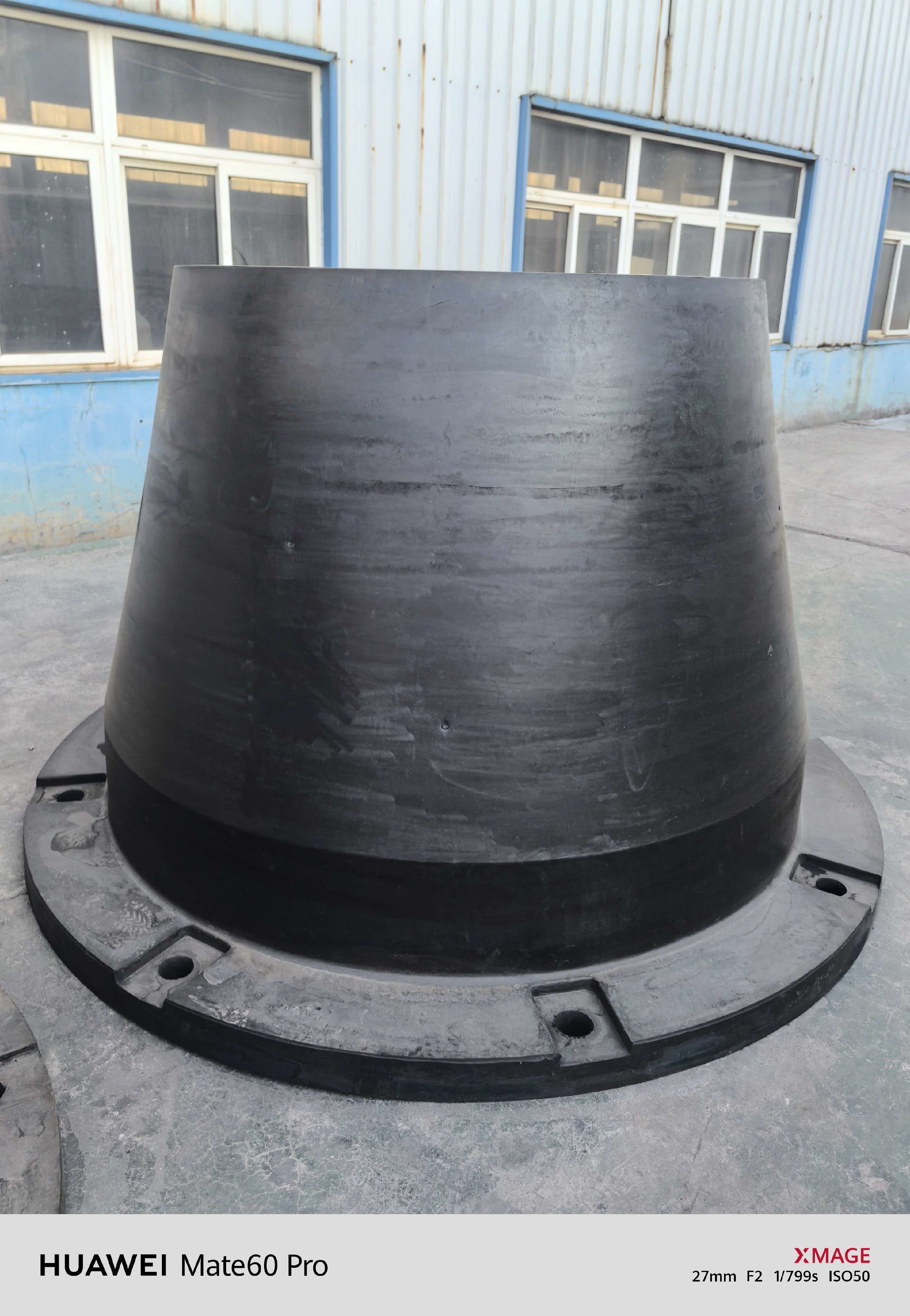 Excellent Impact Resistance Cone Rubber Fenders Industrial Mooring Shock Absorber Featuring PDF Drawing Format for Port Facilities