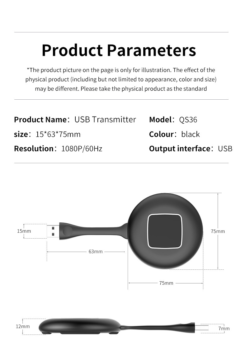 Hdmi одобренное CE беспроводное представления донгла 60Hz для тренировки образования