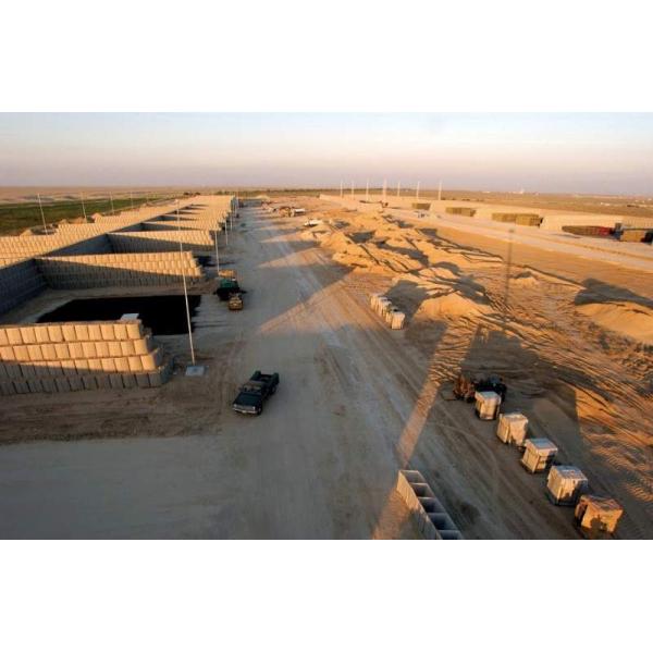 Standard Military Sand Wall Hesco Barrier For Flood Control 4.5 Mm Wire Diameter