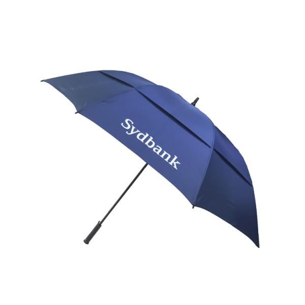 Guarda-chuva reto Windproof do quadro da fibra de vidro do punho