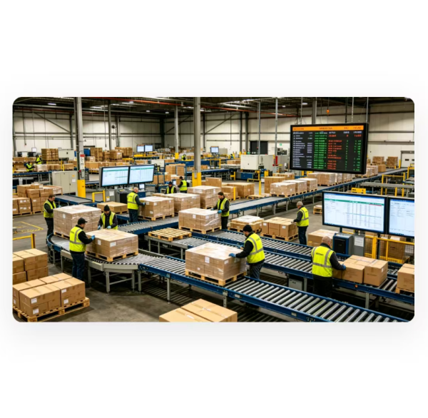 Pallet Oversized Heavy Goods Land Transport Logistics DDP Flatbed Truck Last Mile Delivery