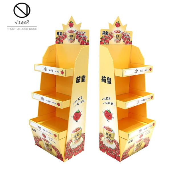 Customized Advertising Hot Wheels Cardboard Display Stand with Eco-friendly Design